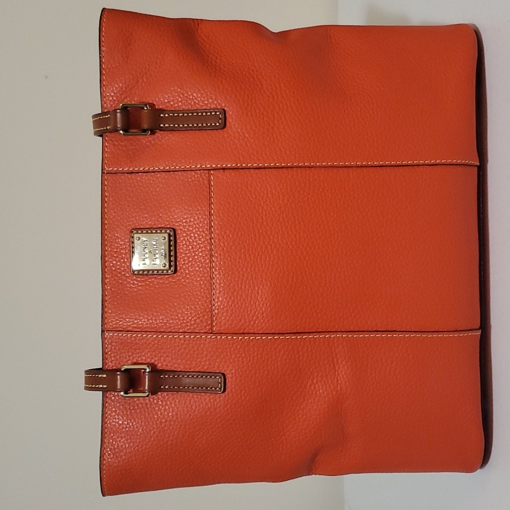 Dooney & Bourke Pebble Grain Lexington Tote (Orange)